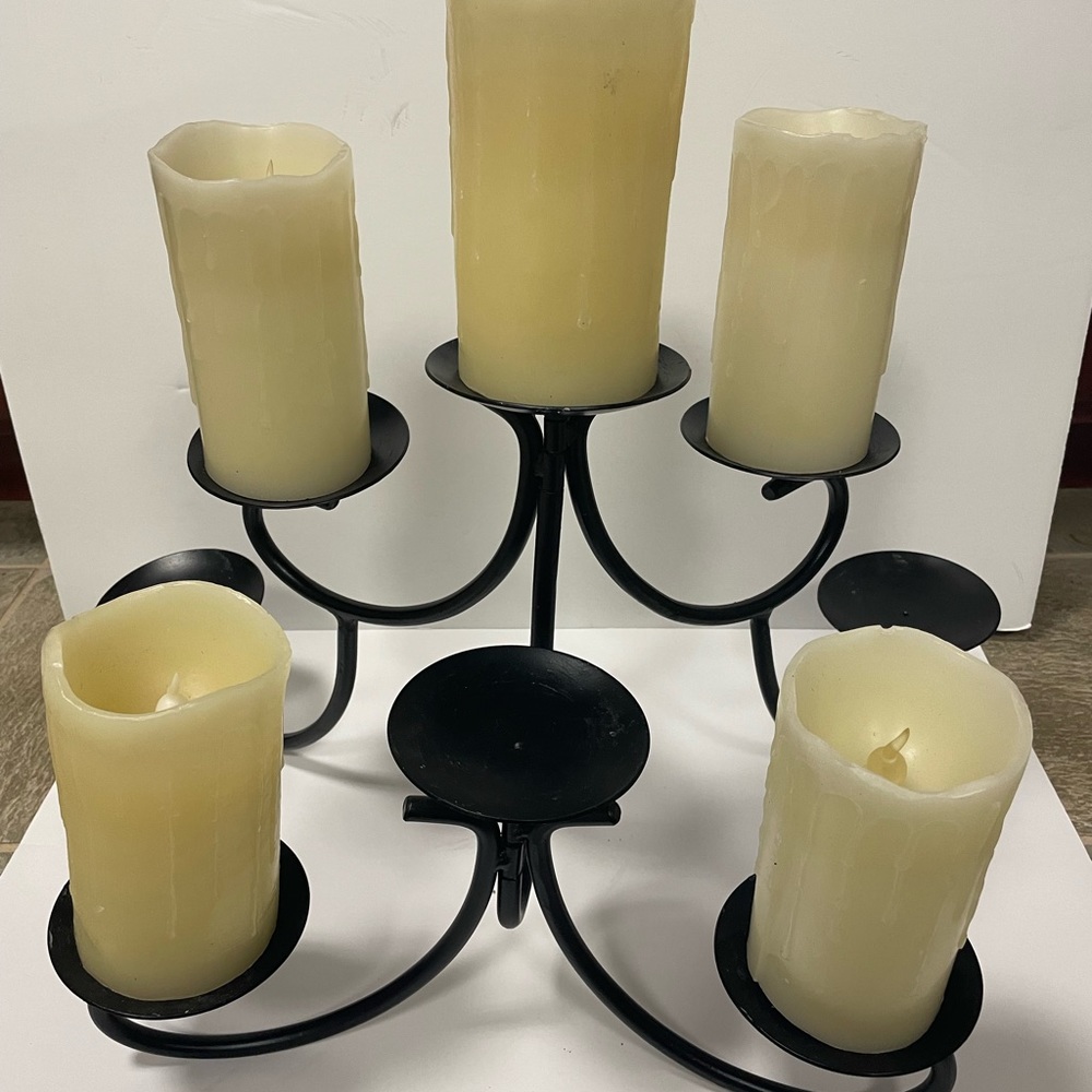 antique, candle holder to put anywhere- in your living room- by your fire place!